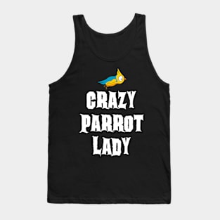 Crazy Parrot Lady Tank Top